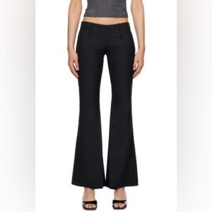 Fax Copy Express V-Line Low Rise Flared Trousers